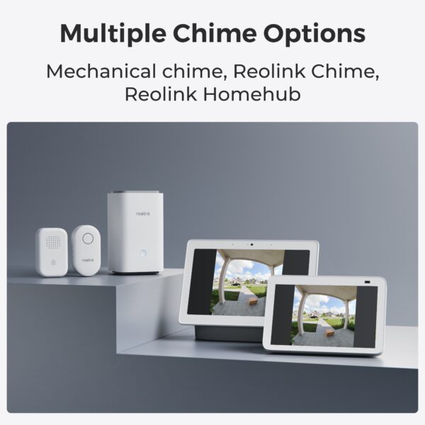 Reolink Video-ovikello (akku) Smart 2K Wi-Fi Musta - Image 7