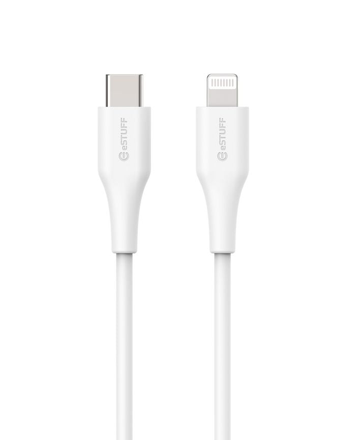 eSTUFF INFINITE Super Soft USB-C/Lightning MFI Kaapeli – 100% Kierrätetystä muovista - Image 3